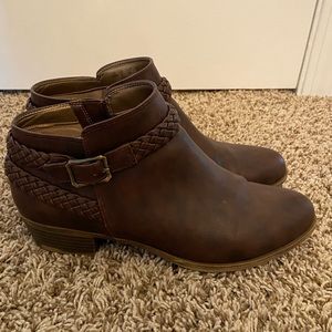 Lifestride Women’s Booties size 10 - Brown